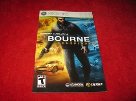 The Bourne Conspiracy : Xbox 360 Video Game Instruction Booklet - $2.00