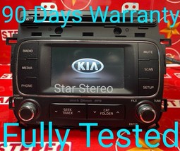 2014 - 2017 Kia Forte OEM Single CD Touch Screen AM FM SAT Radio Receiver KI131A - £87.14 GBP