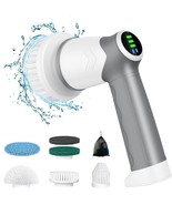 Spin Scrubber New Electric Scrubber for Bathroom Cleaning Tile Grout Tub... - $80.06 CAD