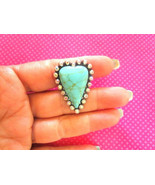 Turquoise long heart ring - €10,39 EUR