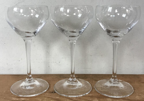 Set 3 Riedel Nick Nora Coupe Clear Cocktail Glass Cordial Wine Champagne Glasses - $59.99