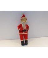 Vintage Santa St Nicholas Figure Hard Plastic &amp; Cloth  - €31,24 EUR