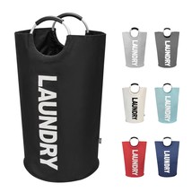 90L Large Laundry Basket, Collapsible Laundry Bag, Freestanding Tall Clo... - $22.99