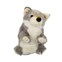 Wild Republic Plush Timber Wolf &amp; Bear Switch A Rooz Reversible Stuffed Animal - £11.92 GBP