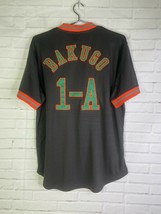 My Hero Academia UA High Bakugo Logo Baseball Jersey Shirt Black Mens Si... - $69.29