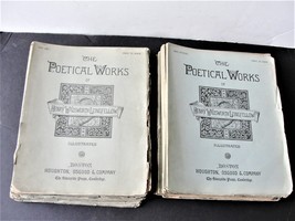 The Poetical Works of Henry Wadsworth Longfellow- 30 PARTS wrappers,1880. RARE!  - £276.16 GBP