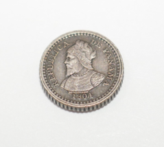 Panama 1904 Panama Pill 2 1/2 Centésimos Tiny Silver Coin - $1,259.76 MXN