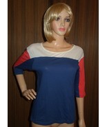 See by Chloe Wool Color block top cotton IT 42 US 6 new - $975.78 MXN
