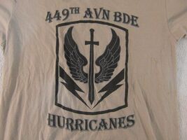 ARMY OUT OF PRODUCTION 449TH AVN BDE TAB HURRICANES AVIATION BRIGADE SHI... - $40.51