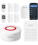 The 9-Piece Kit For A Wireless Home Alarm System Includes Motion And Door - $142.07 CAD