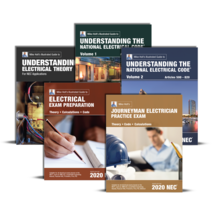 Electrical Exam Prep Journeyman Textbooks, 2020 NEC -- Mike Holt - $237.00