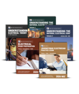 Electrical Exam Prep Journeyman Textbooks, 2020 NEC -- Mike Holt - $237.00