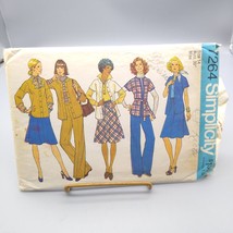 Vintage Sewing PATTERN Simplicity 7264, Misses 1975 Jacket Bias Skirt an... - $11.65