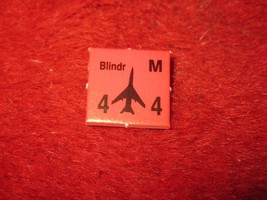1988 The Hunt for Red October Board Game Piece: Blindr red Square Counter - $1.00