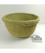 Basket Floppy Flexible Thin Rope and Reed Construction Rolled Edge - £29.10 GBP