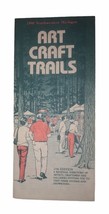 Northwestern Michigan Art Craft Trails Artist &amp; Craftsmen Brochure Vinta... - $150.74 MXN