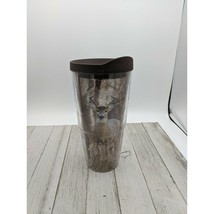 Tervis  24 oz Deer Trio  Tumbler  Clear Brown Lid - $14.99