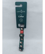 Dog Collar Christmas Santa by Lucy &amp; Co for Small Size Dog 8&quot;- 14&quot; - $9.60 CAD