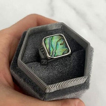Abalone Signet Ring, Shell Ring, Statement Rings, Signet Ring - £83.13 GBP