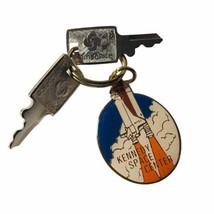 Vintage Kennedy Space Center Keychain Keyring Novelty Souvenir Samsonite... - $23.75