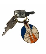 Vintage Kennedy Space Center Keychain Keyring Novelty Souvenir Samsonite... - $23.75