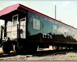 Vert Bay &amp; Ouest Chemin de Fer 1776 Train Unp Chrome Carte Postale G3 - $5.08