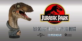 Chronicle Collectibles Jurassic Park 1:1 Velociraptor Life Sized Bust - £2,677.06 GBP