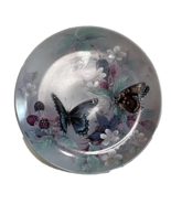 Vintage Lena Liu Red Spotted Purples Collector Plate 9090A 8.5&quot; W.L. Geo... - €14,37 EUR
