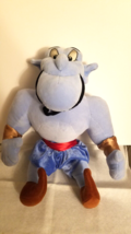 Disney Store Aladdin Blue Genie 18&quot; Plush Stuffed Toy Doll - £10.38 GBP