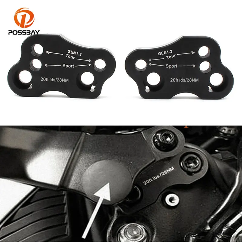 Handlebar Risers Adapter Motorcycle Adjustable Handlebar Bar Clamps   wi... - £660.26 GBP