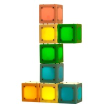 Infinity Cube Light Diy Magnetic Luminous Building Blocks Night Light With Usb R - £29.33 GBP