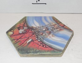 1992 Milton Bradley Battle Masters Board Game Replacement 4 Terrain Tiles - £20.30 GBP