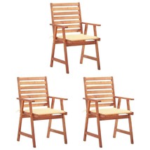  Outdoor Chair Set of 3 Natural wood Solid acacia wood Standard - €291,30 EUR