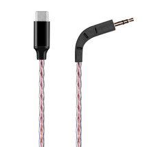 6N USBC TYPEC Audio Cable For B&amp;W Bowers &amp; Wilkins P7/P7 Wireless Headph... - £21.17 GBP