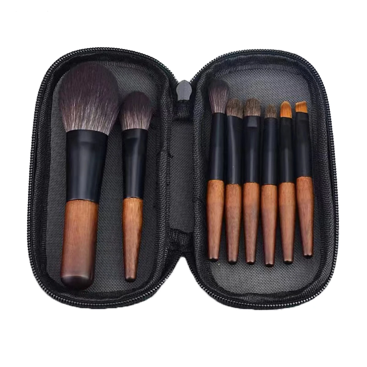 8pc Mini Travel Portable Makeup Brushes Set Make Up Kit Eyeshadow Powder Eyebrow - £203.90 GBP