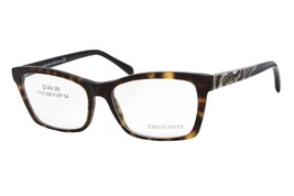 Emilio Pucci EP5033-3 052 Dark Havana Women&#39;s Eyeglasses 54-16-140 W/Case - £18.60 GBP