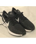 Nike Air Zoom Pegasus 35 Men’s Size 10 Black Running Shoes 942851 - £25.70 GBP