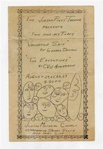 Judson Poets Theatre Program 1962 Washington Square South New York City  - $21.78