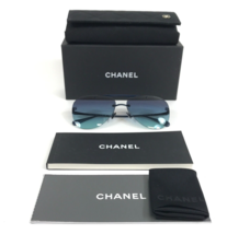 Chanel Sunglasses 4285-T c.1044S Blue Aviator Frames Azure Gradient Blue Lenses - $544.49