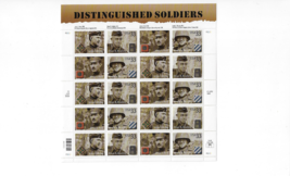 US Stamps/Sheet/Postage Sct #3396a Distinguished Soldiers MNH F-VF OG FV$6.60 - £6.18 GBP
