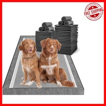 Giant 28x44in Black Charcoal Dog Pee Pads - Fast Drying &amp; Leak-Proof Design - $62.07