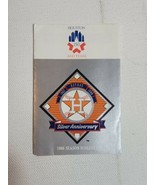 Vintage Houston Astros 1980s Pocket Schedule Major League Baseball 1986 MLB - £7.31 GBP