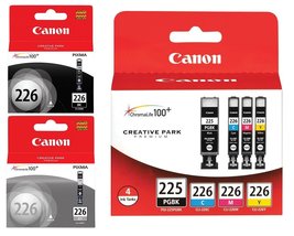 Canon Genuine PGI-225/CLI-226 Ink Tank Combo Pack (4530B008) CLI-226 Black Ink T - £75.85 GBP