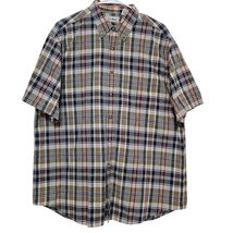 L.L.Bean Plaid Button Down Shirt L Cotton Outdoor Heritage Dadcore Multi... - $22.99
