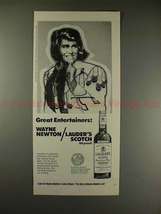 1975 Lauder&#39;s Scotch Ad w/ Wayne Newton - Entertainers! - £14.46 GBP