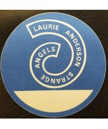 LAURIE ANDERSON - VINTAGE 1990 ORIGINAL CONCERT TOUR CLOTH BACKSTAGE PASS - $12.00