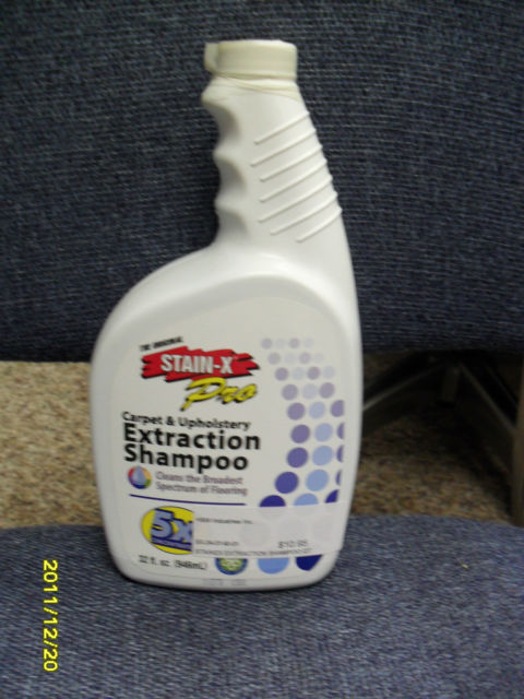 STAIN-X PRO CARPET & UPHOLSTERY EXTRACTION SHAMPOO 1 QT - £8.75 GBP
