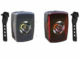 Tiny n&#39; Mighty LED Bike Light System - USB Rechargeable Combo - £23.18 GBP