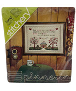 Spinnerin Yarn Stitchery Kit Love Design by Veva Wood New Sealed Vintage... - $29.10 CAD