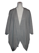 White House Black Market Weekend Women&#39;s Gray Open Front Cardigan One Size - £17.69 GBP